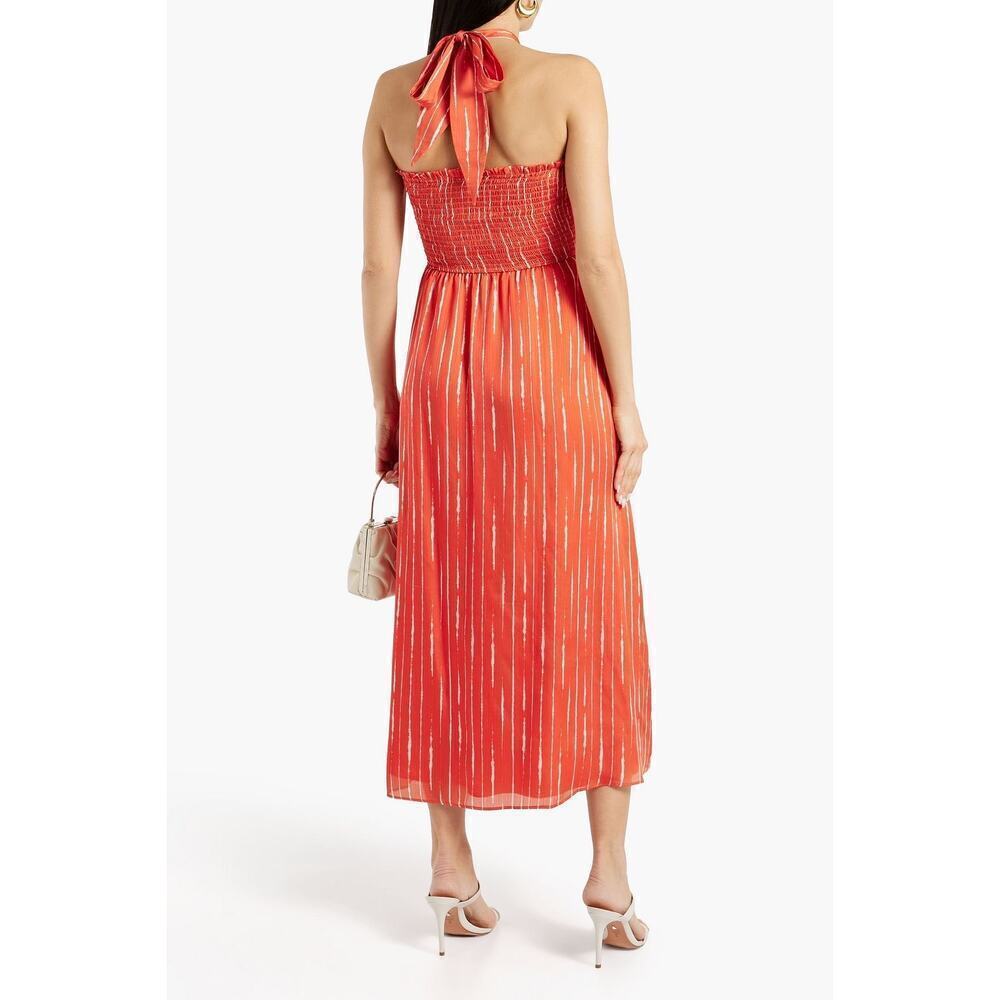 Sachin & Babi Reid Halterneck Midi Dress – Striped Georgette – Size 6 NWT - Picture 2 of 9